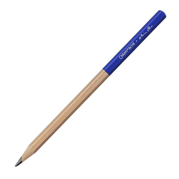 caran d ache Bleistift Set Klein Blue in ultramarineblau, front